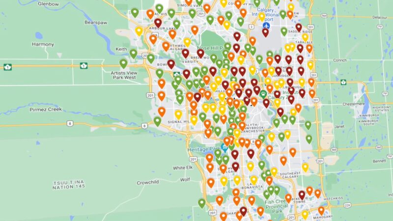 Calgary Crime map