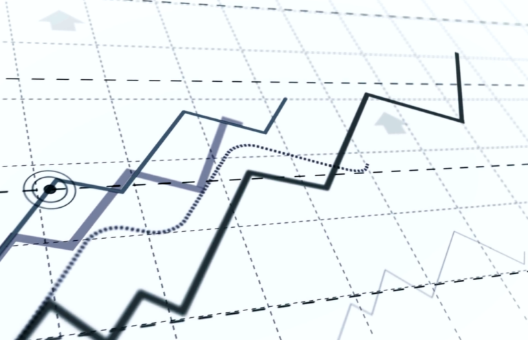 A complex line graph depicting fluctuating crime rates across various metropolitan areas in Canada.