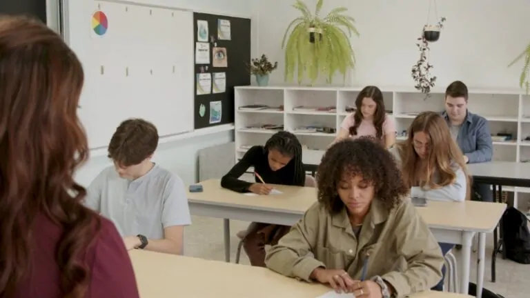 Students take part in classroom work as Ontario prepares for major curriculum and testing changes